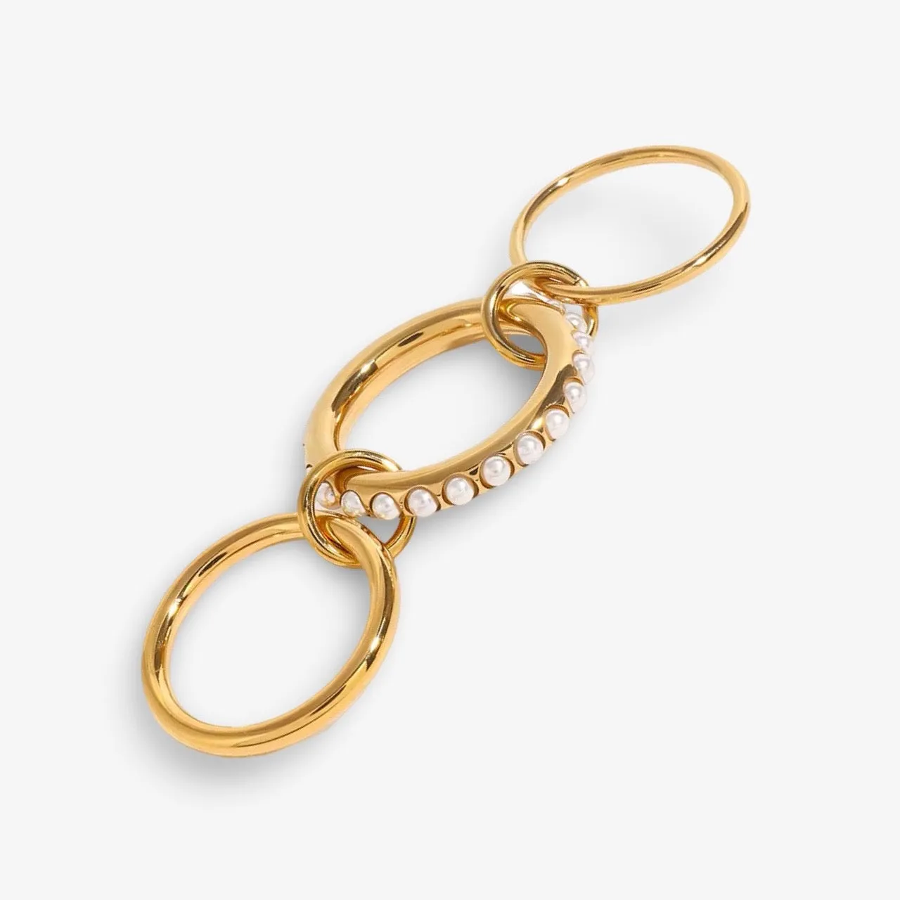 CONNECTION Triple Pearl Ring sold by Regina jewelry