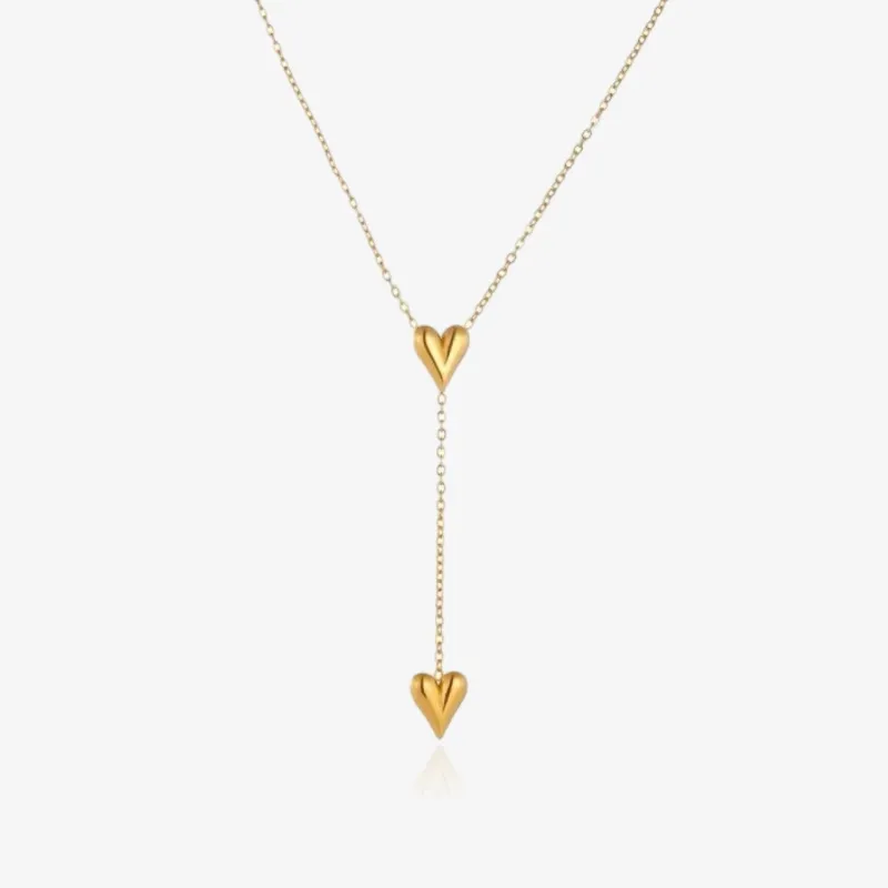 Y Shape Heart Necklace sold by Regina jewelry
