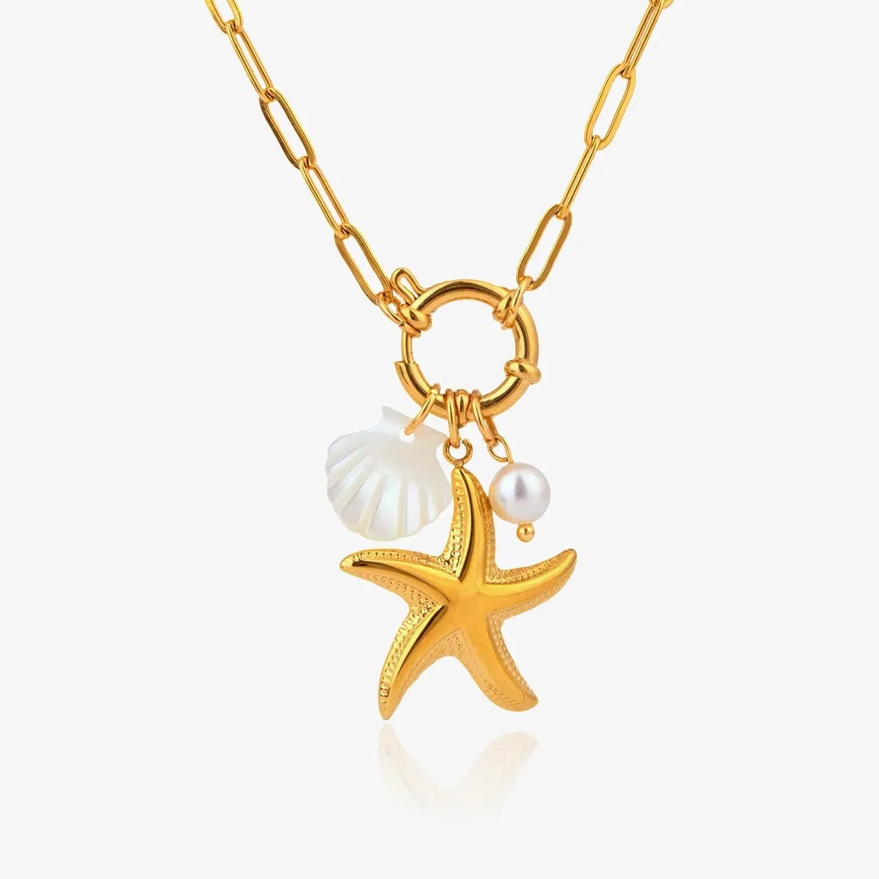Starfish Charms Necklace sold by Regina jewelry product image thumbnail 4