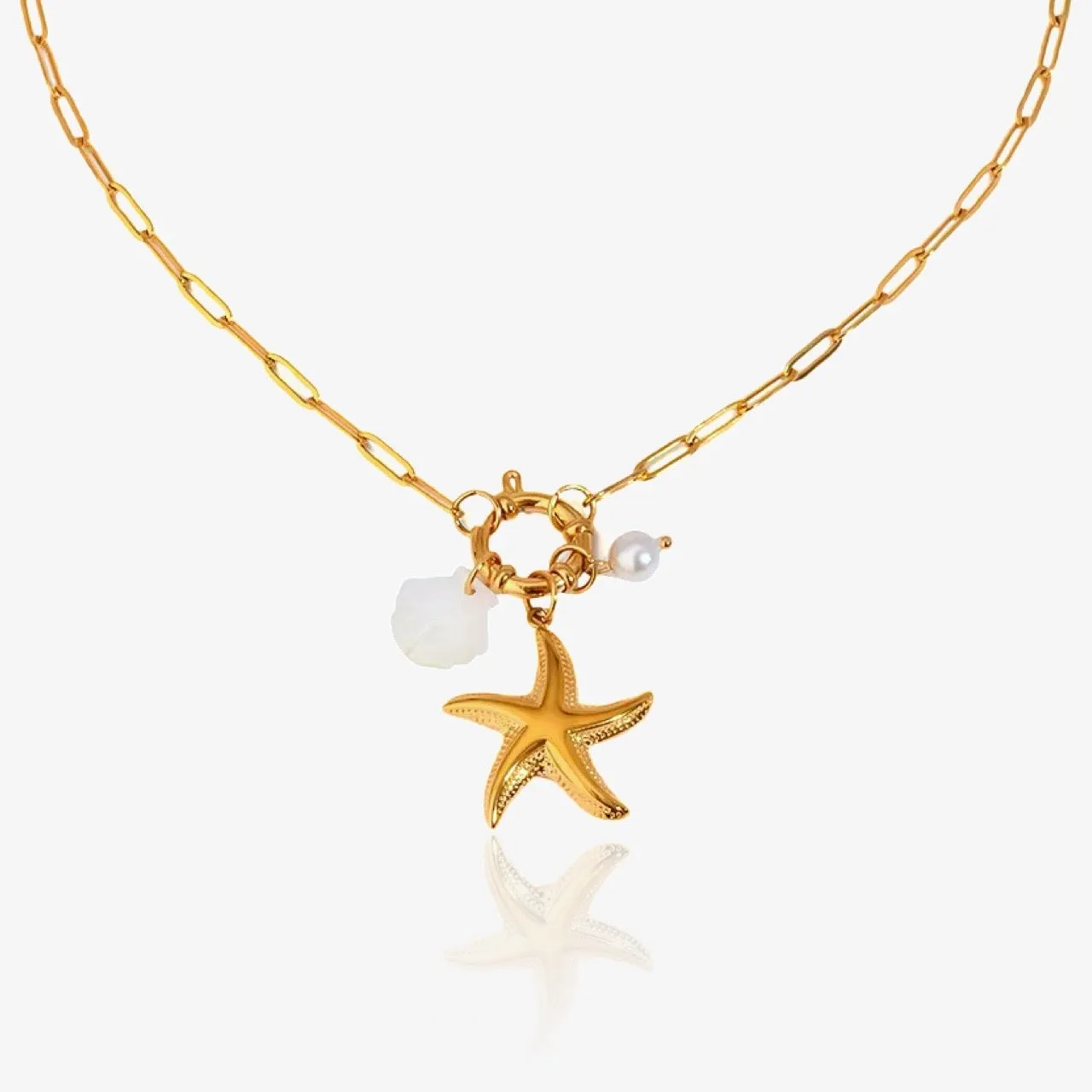 Starfish Charms Necklace sold by Regina jewelry