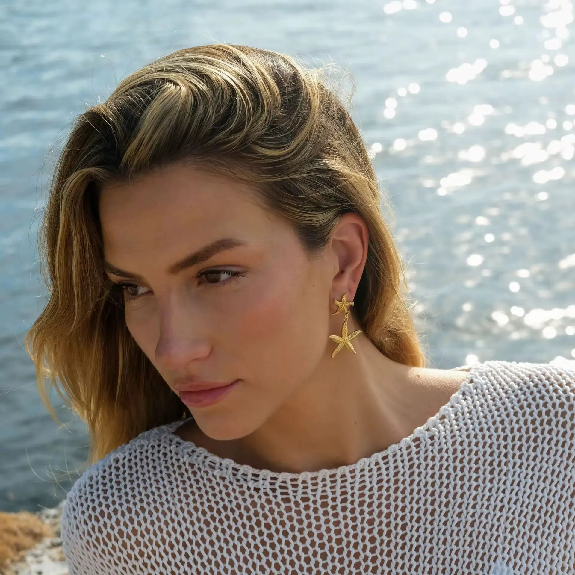 Starfish Duo Earrings sold by Regina jewelry product image thumbnail 2