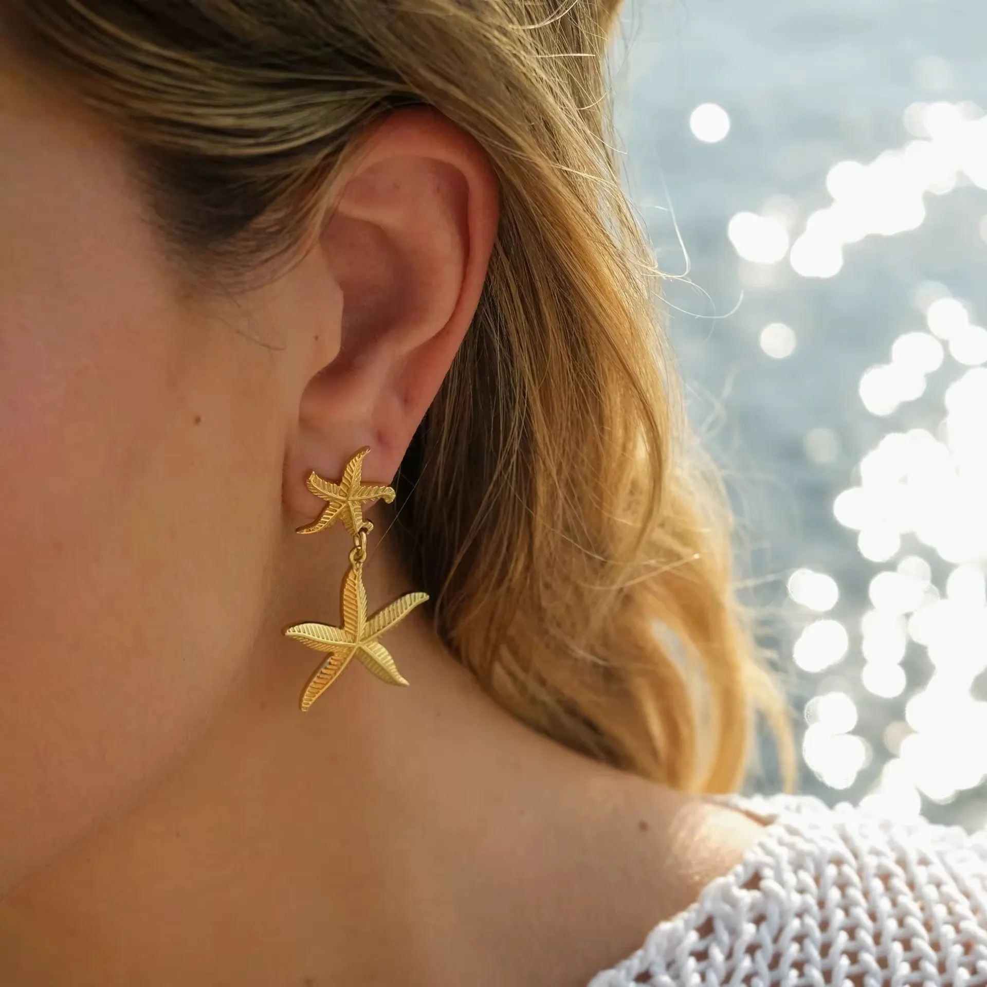 Starfish Duo Earrings sold by Regina jewelry product image thumbnail 3