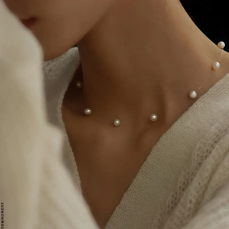 Floating Pearls Necklace sold by Regina jewelry