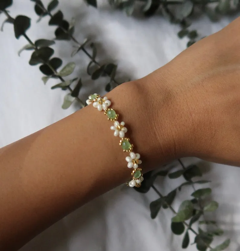 Dainty Flower Bead Bracelet sold by Regina jewelry product image thumbnail 5