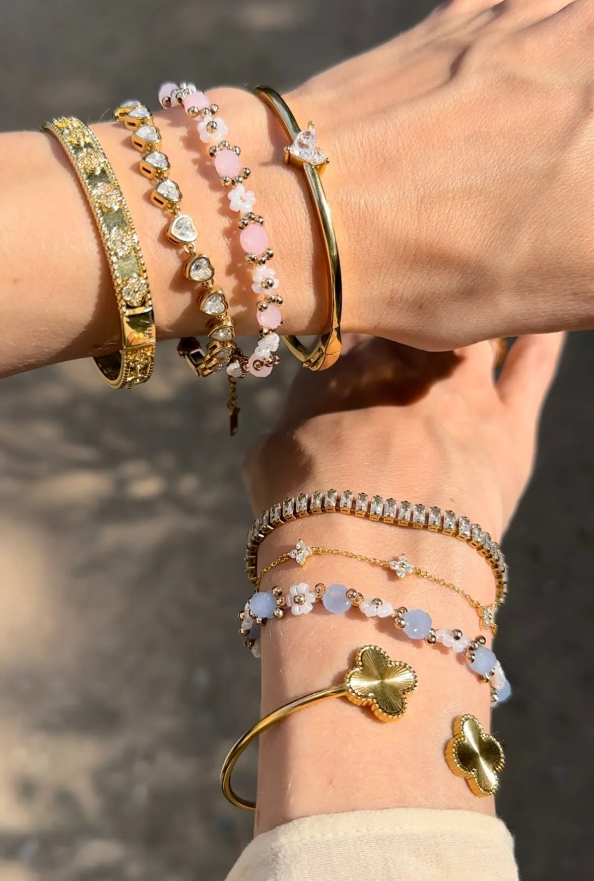 Dainty Flower Bead Bracelet sold by Regina jewelry product image thumbnail 2