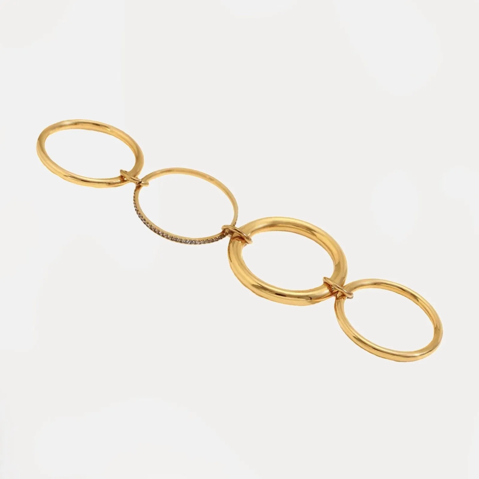 CONNECTION Four Hoops Crystal Ring sold by Regina jewelry product image thumbnail 3