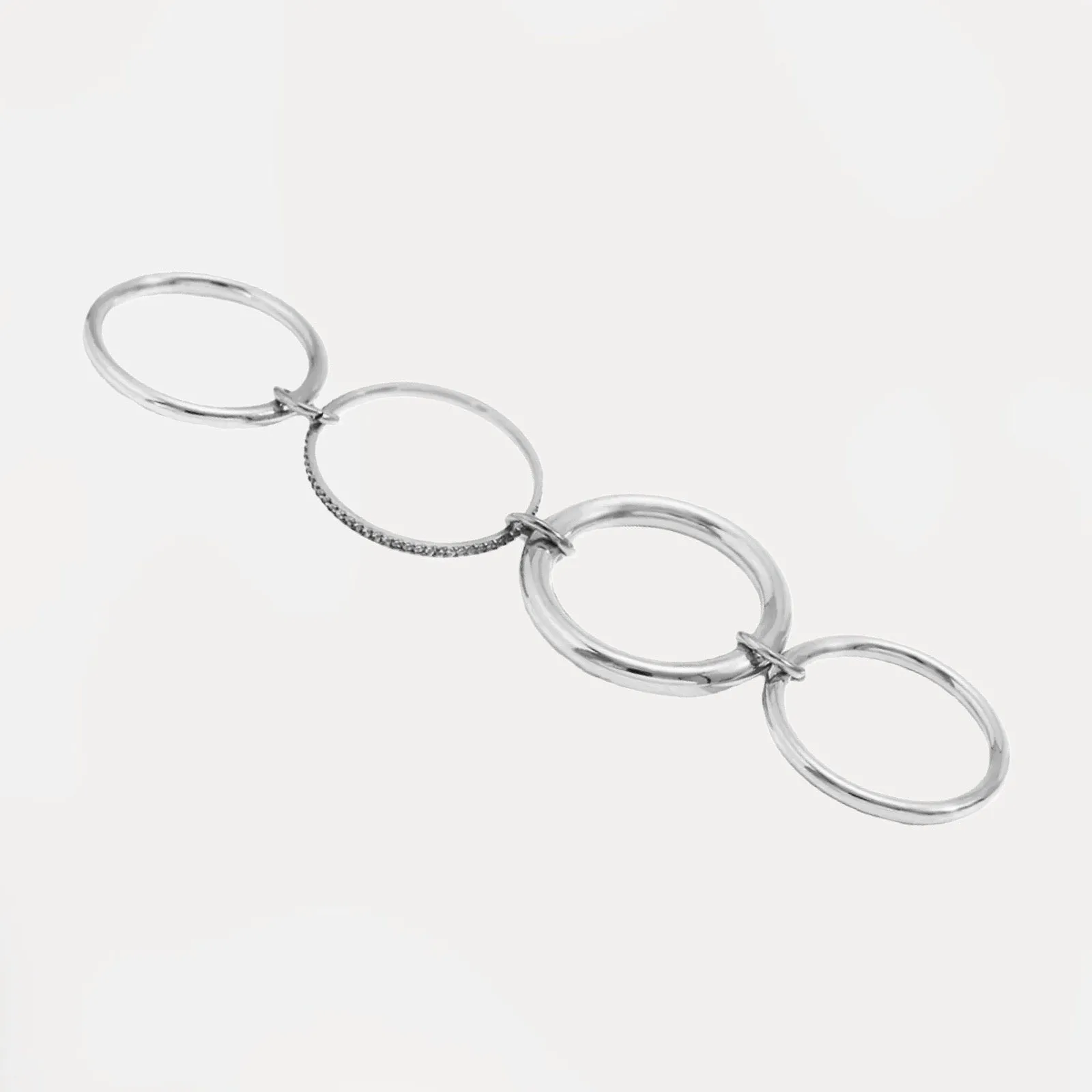 CONNECTION Four Hoops Crystal Ring sold by Regina jewelry product image thumbnail 5
