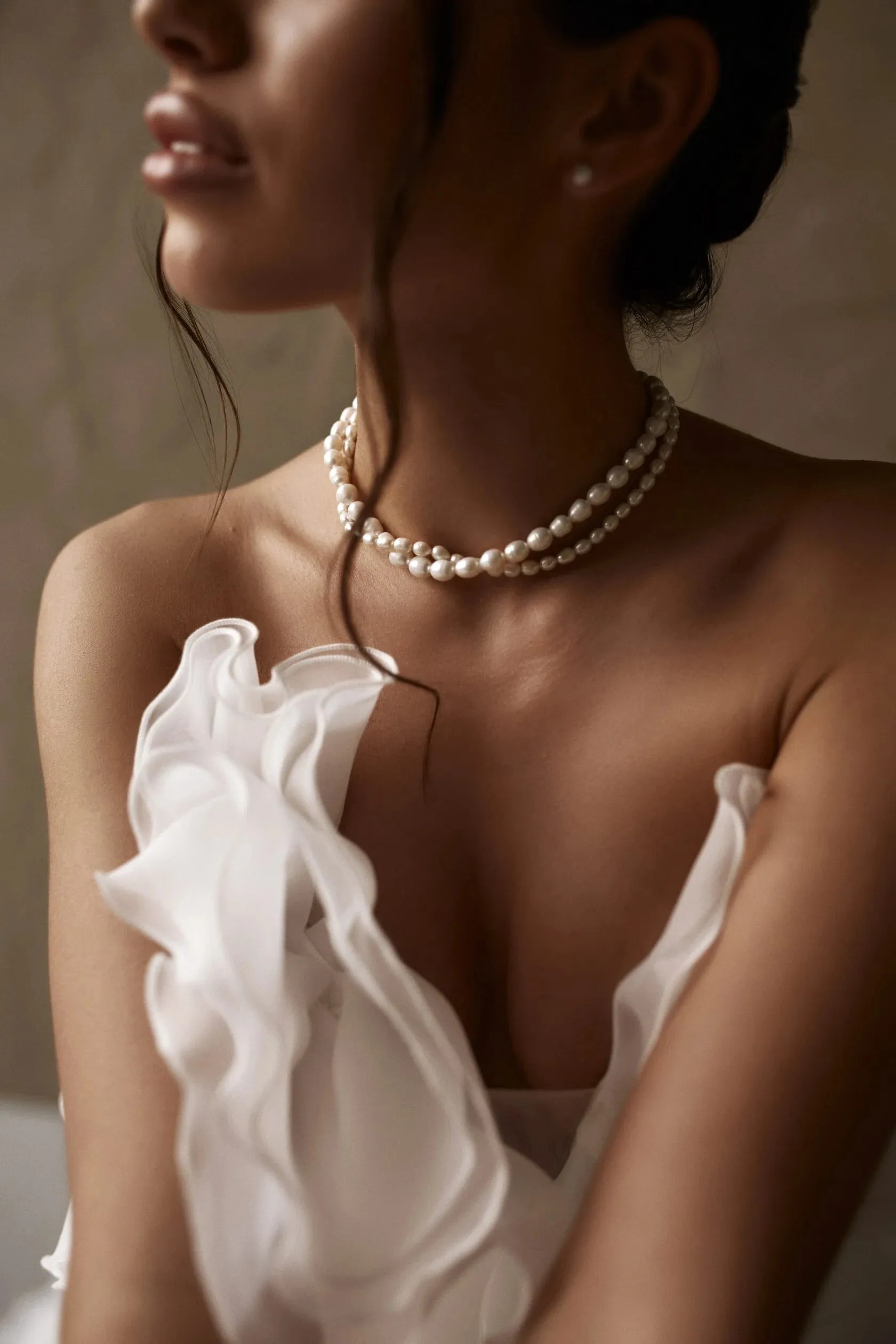 Natural Pearl Layered Necklace sold by Regina jewelry product image thumbnail 4