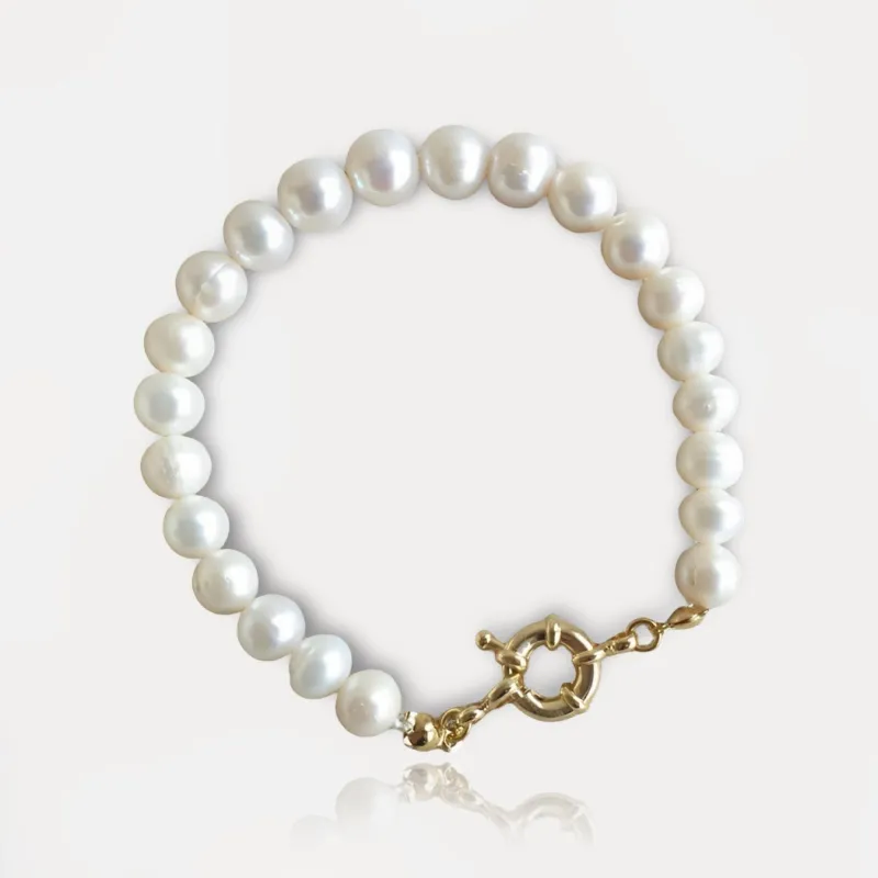 Bridal Natural Pearl Bracelet sold by Regina jewelry