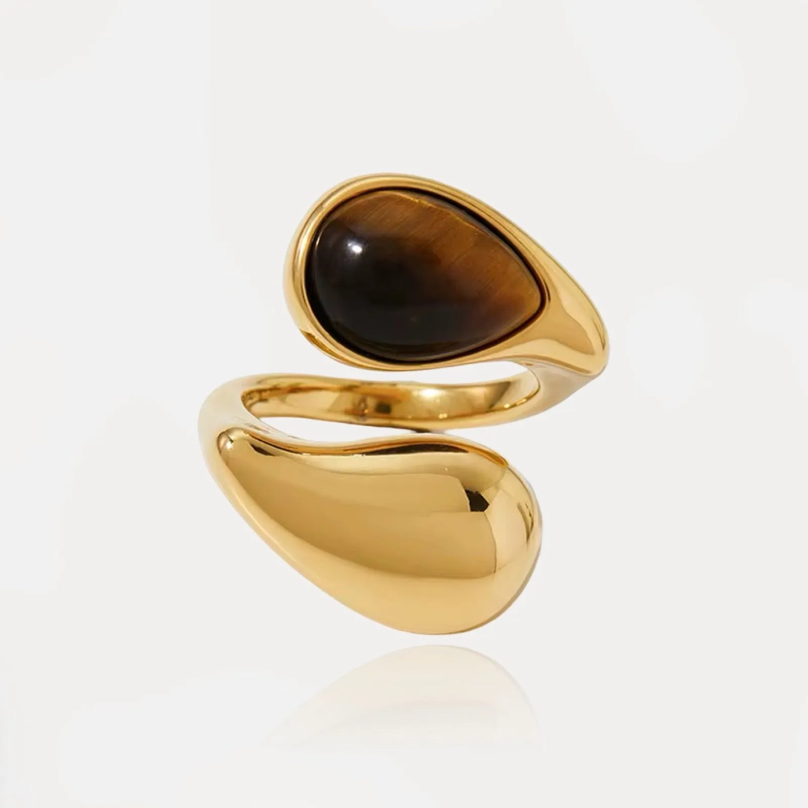 Tiger’s Eye Wrap Around Ring sold by Regina jewelry