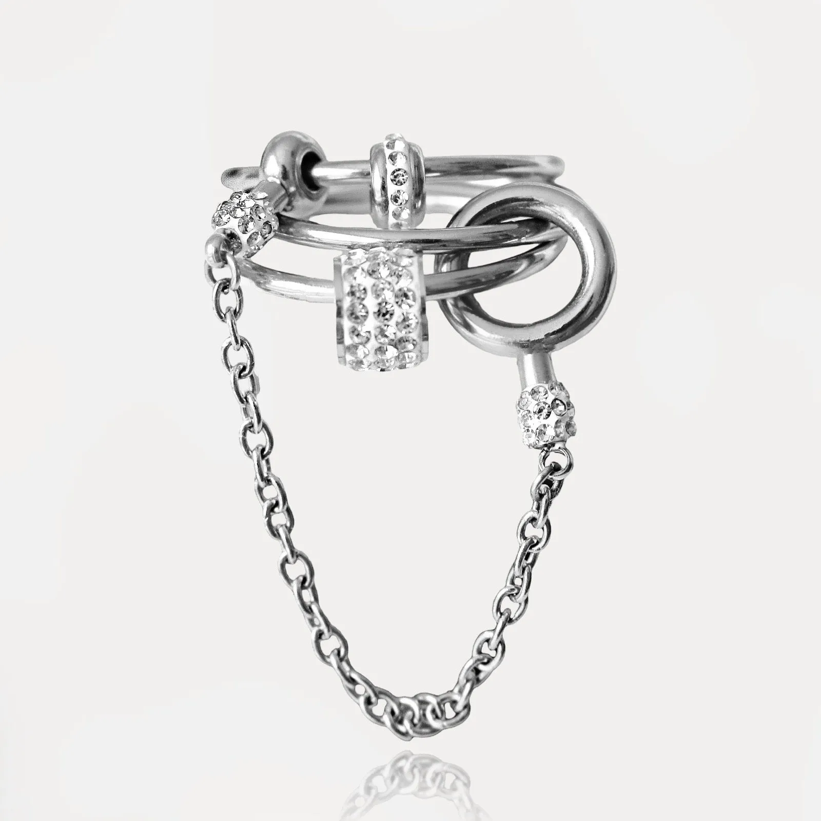 CONNECTION Triple Chain Ring sold by Regina jewelry product image thumbnail 2