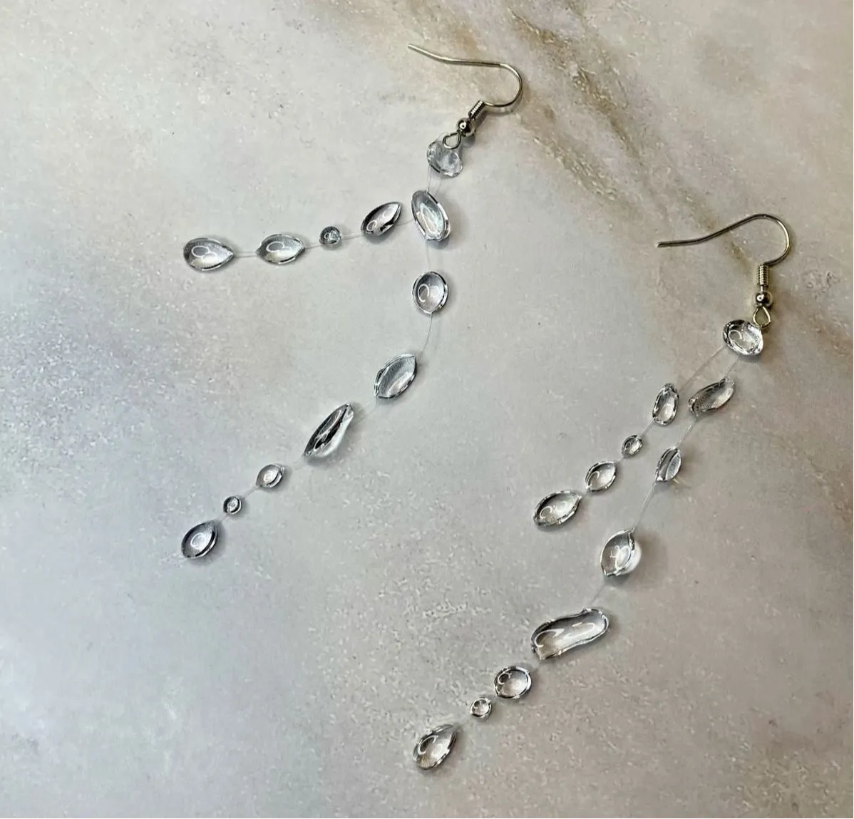 Double String Water Drop Earrings sold by Regina jewelry
