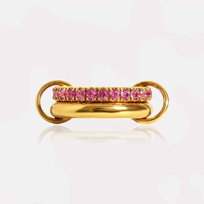 CONNECTION Double Pink Ring sold by Regina jewelry