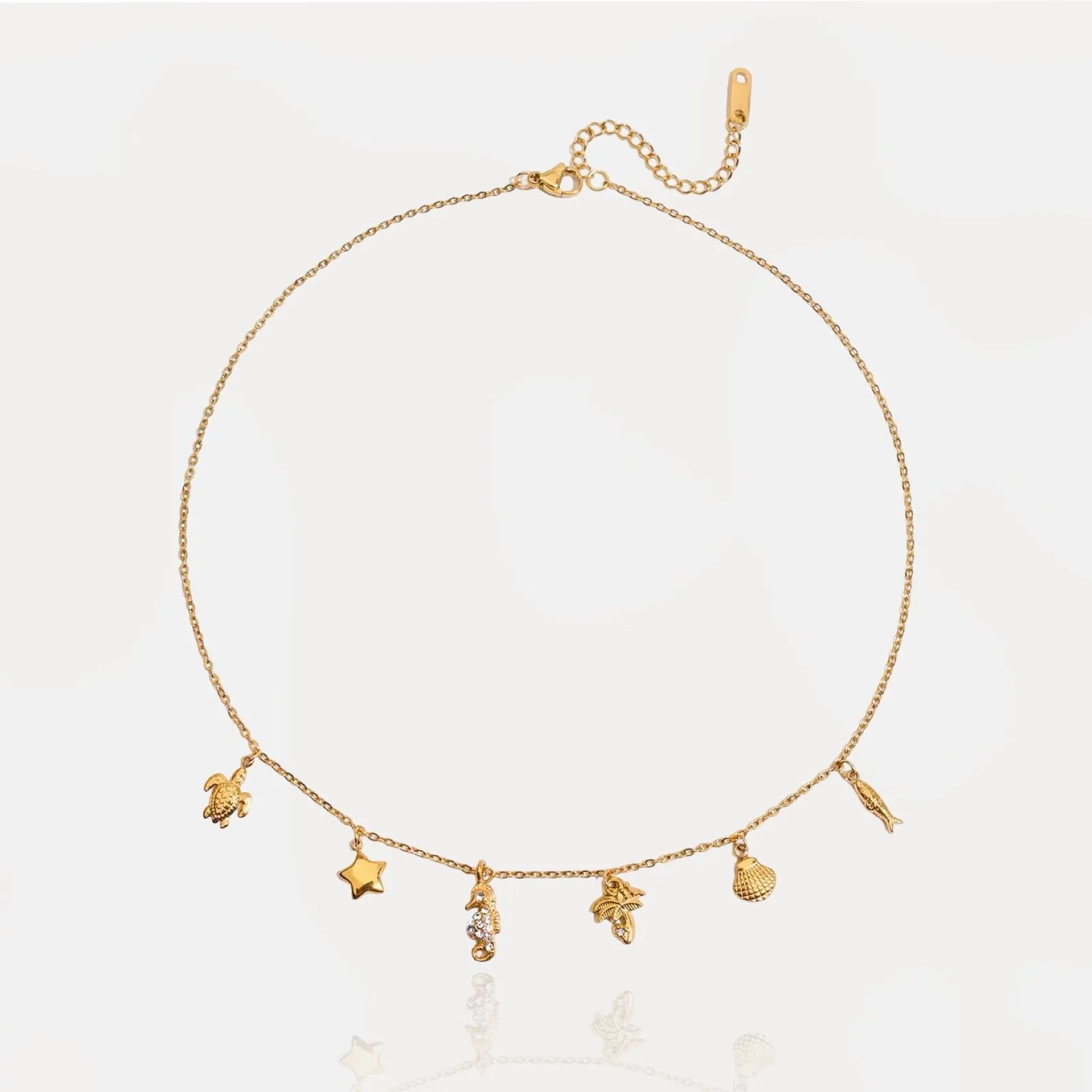 Dainty Summer Charms Necklace sold by Regina jewelry