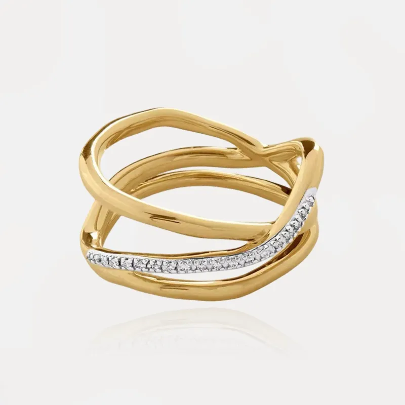 Twisted Ring Sterling Silver sold by Regina jewelry
