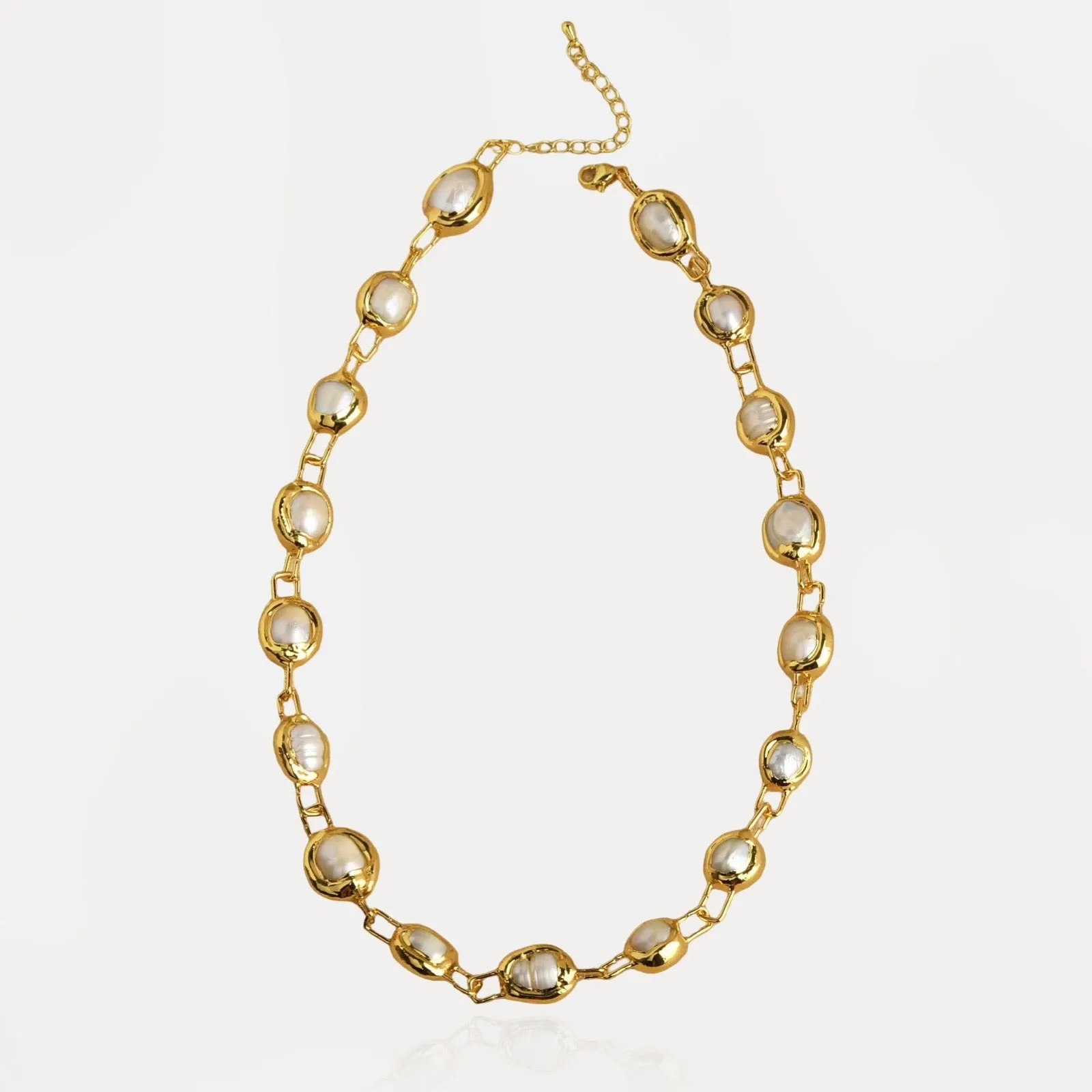 Molten Natural Pearl Necklace sold by Regina jewelry product image thumbnail 2