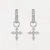 Cross Earrings Sterling Silver sold by Regina jewelry