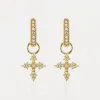 Cross Earrings Sterling Silver sold by Regina jewelry