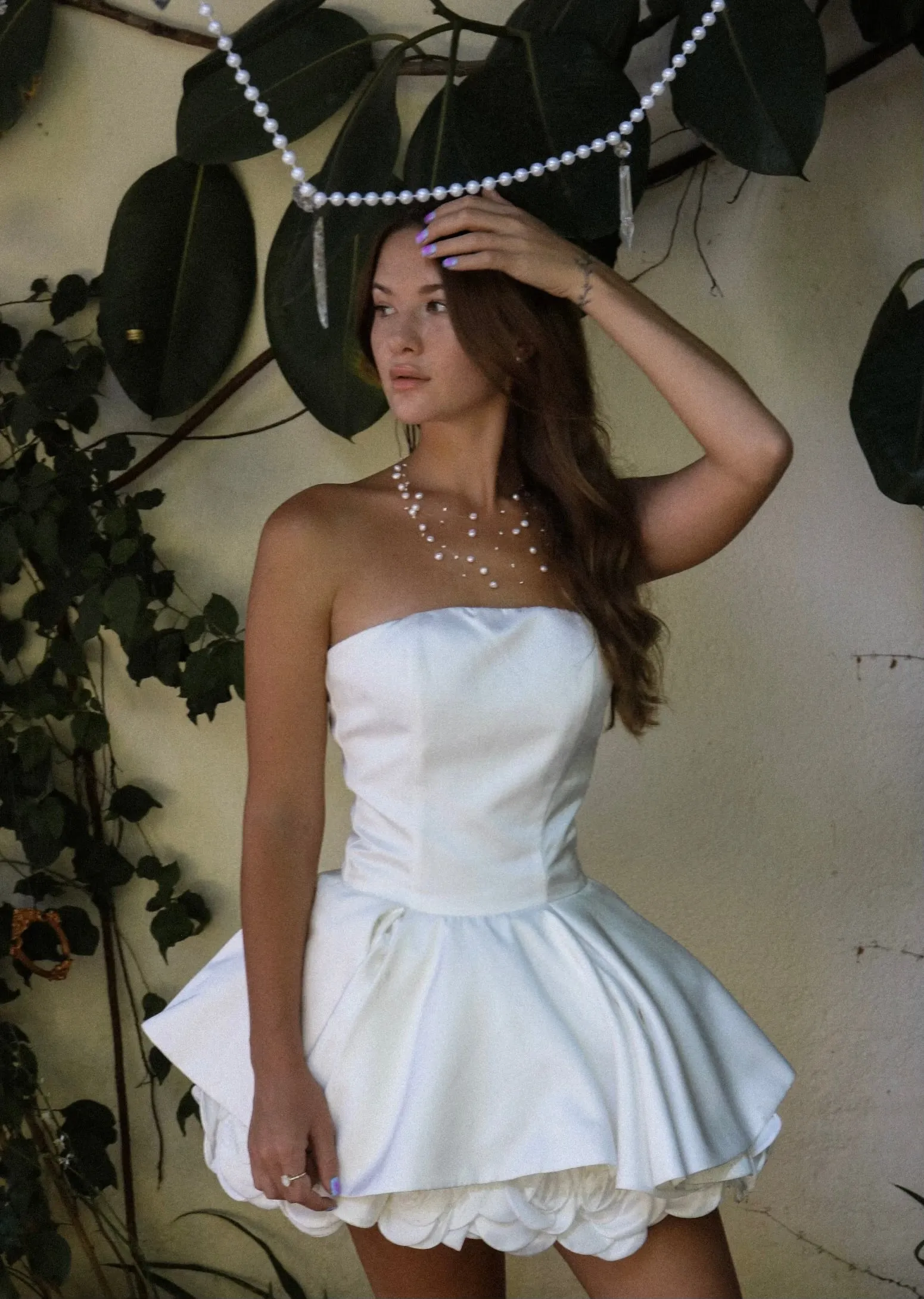 Invisible Effect Natural Pearls Necklace sold by Regina jewelry product image thumbnail 3