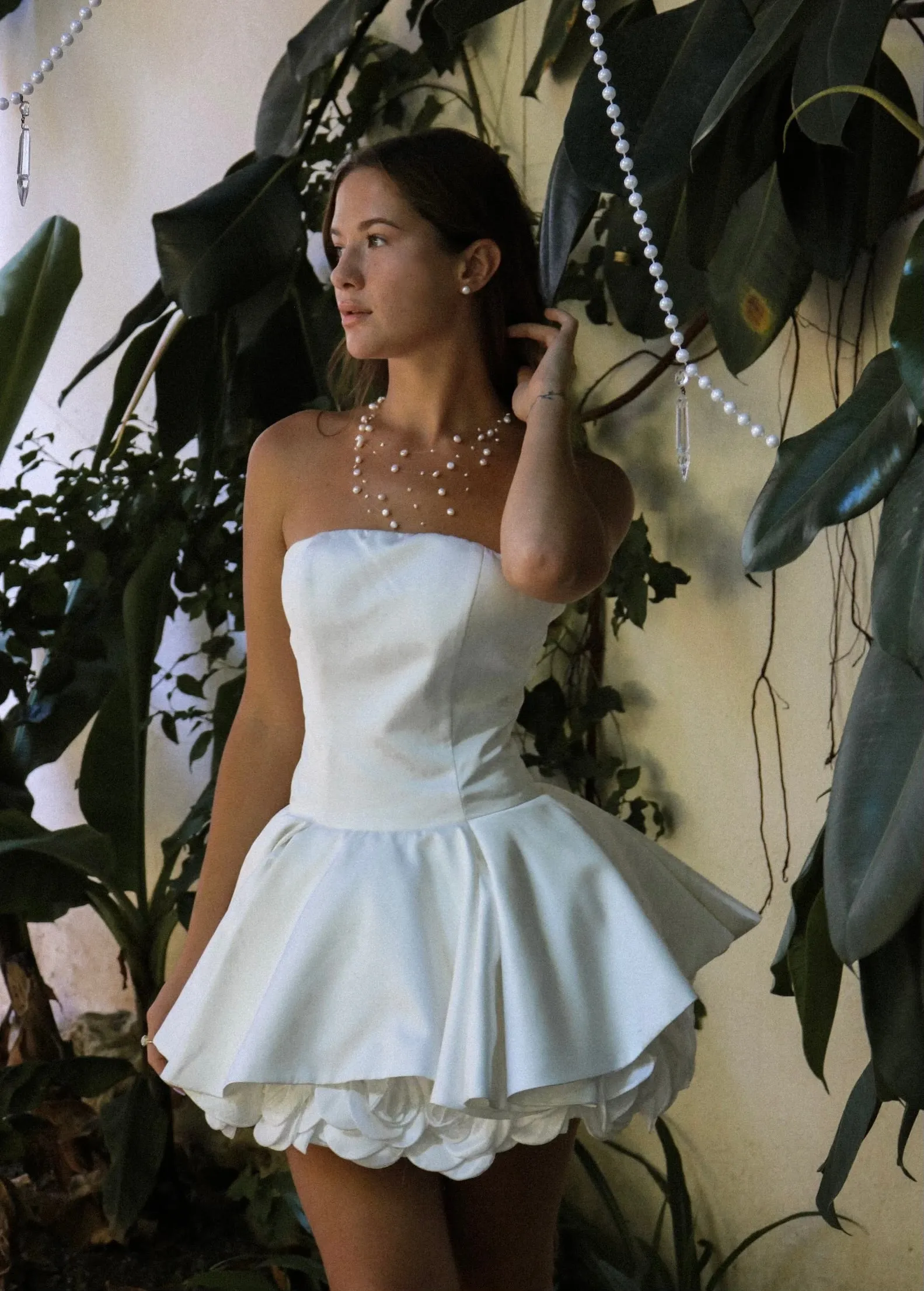 Invisible Effect Natural Pearls Necklace sold by Regina jewelry product image thumbnail 4