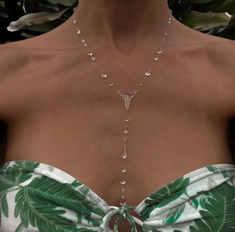 Waterfall Drops Necklace sold by Regina jewelry