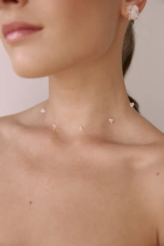 Floating Crystals Necklace sold by Regina jewelry