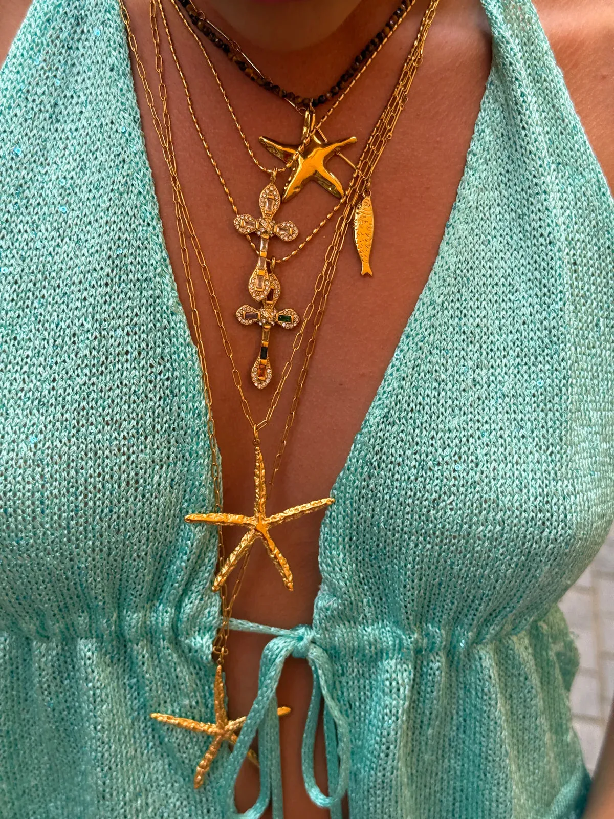 Starfish Long Necklace sold by Regina jewelry product image thumbnail 2