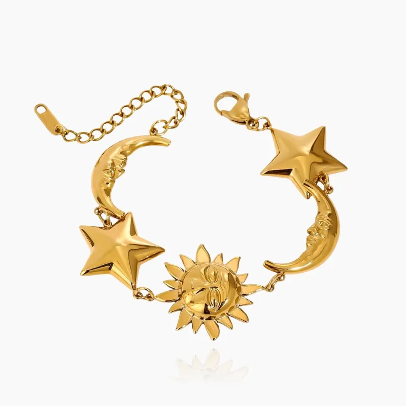 Sun And Moon Bracelet sold by Regina jewelry