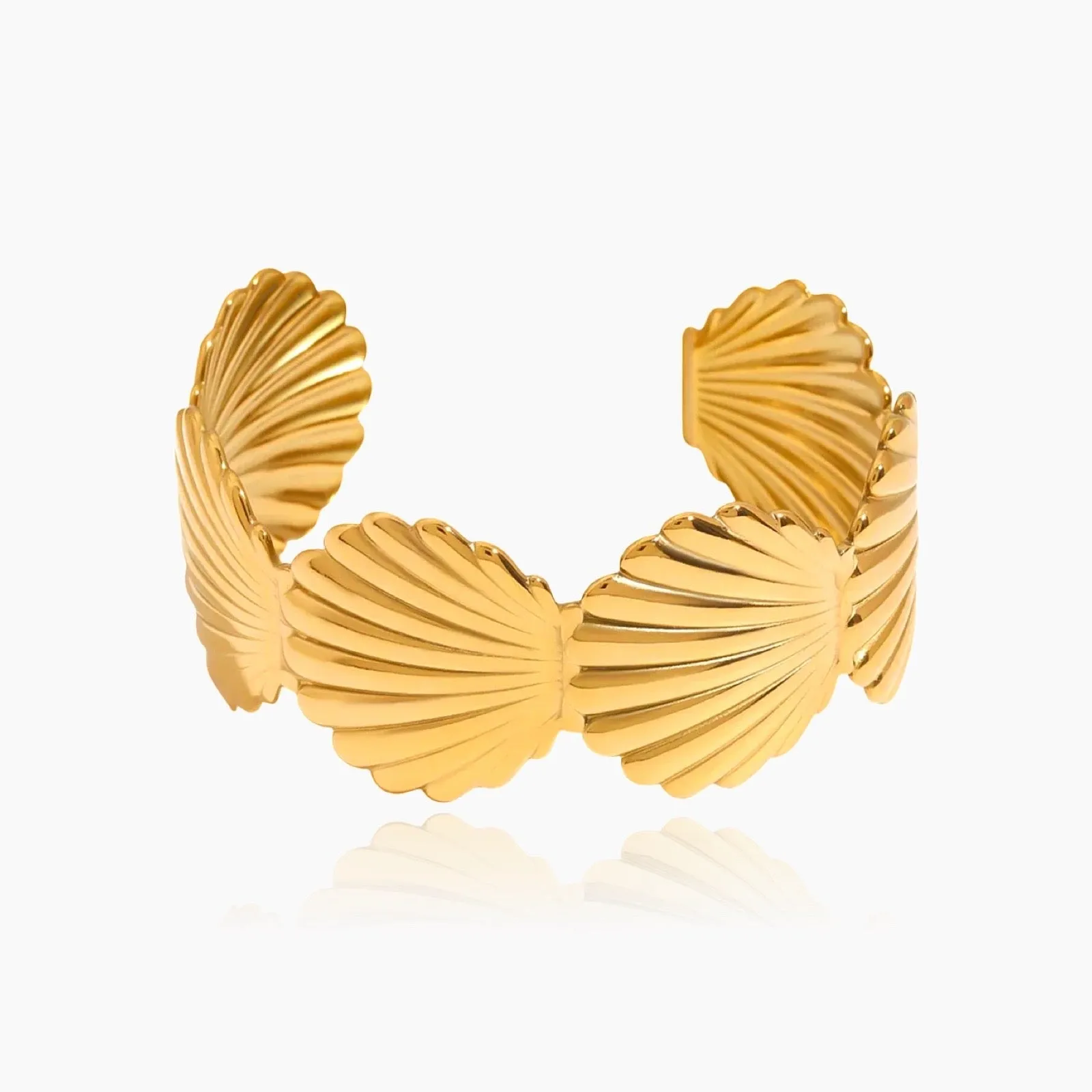 Chunky Shell Cuff Bracelet sold by Regina jewelry