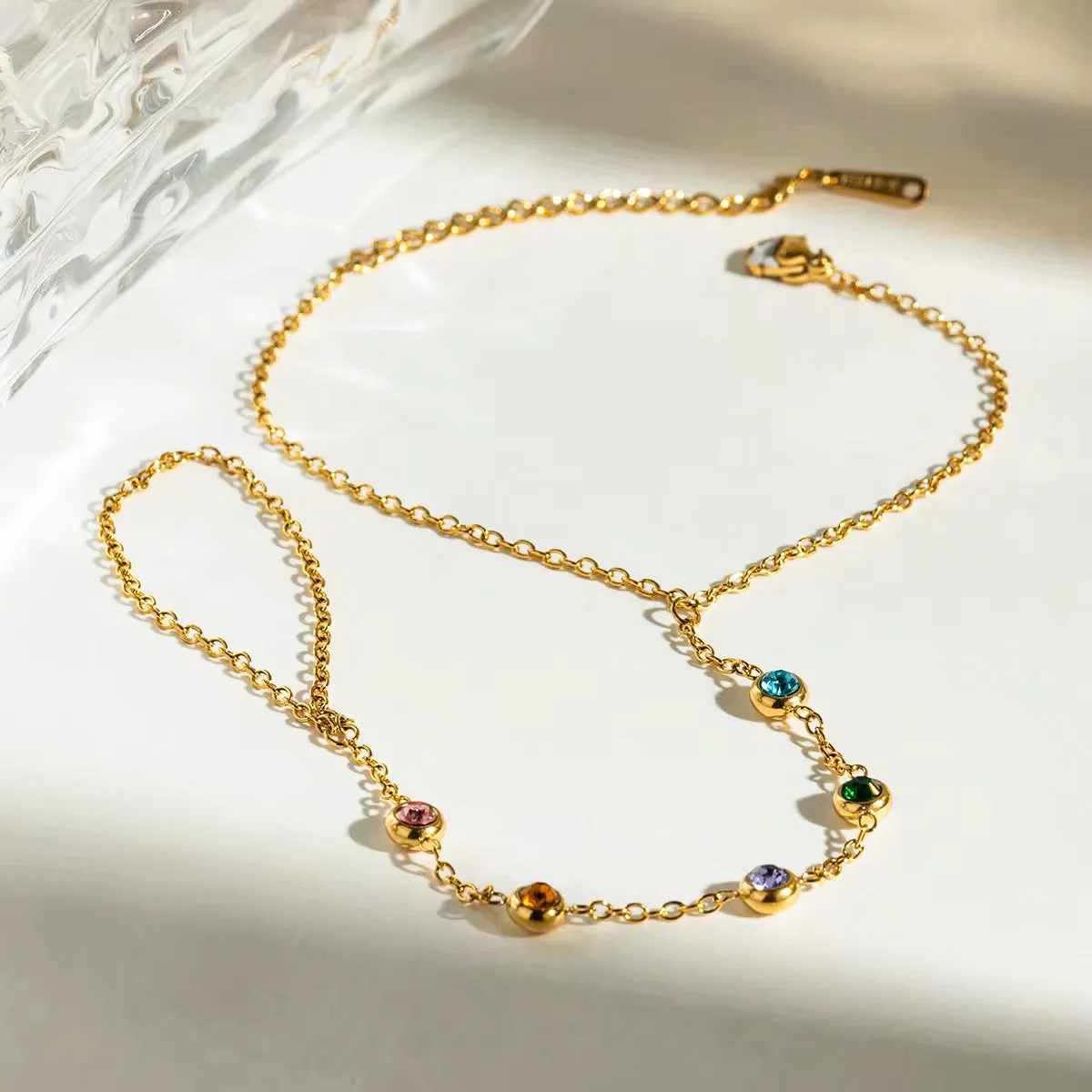 Rainbow Hand Chain sold by Regina jewelry product image thumbnail 3