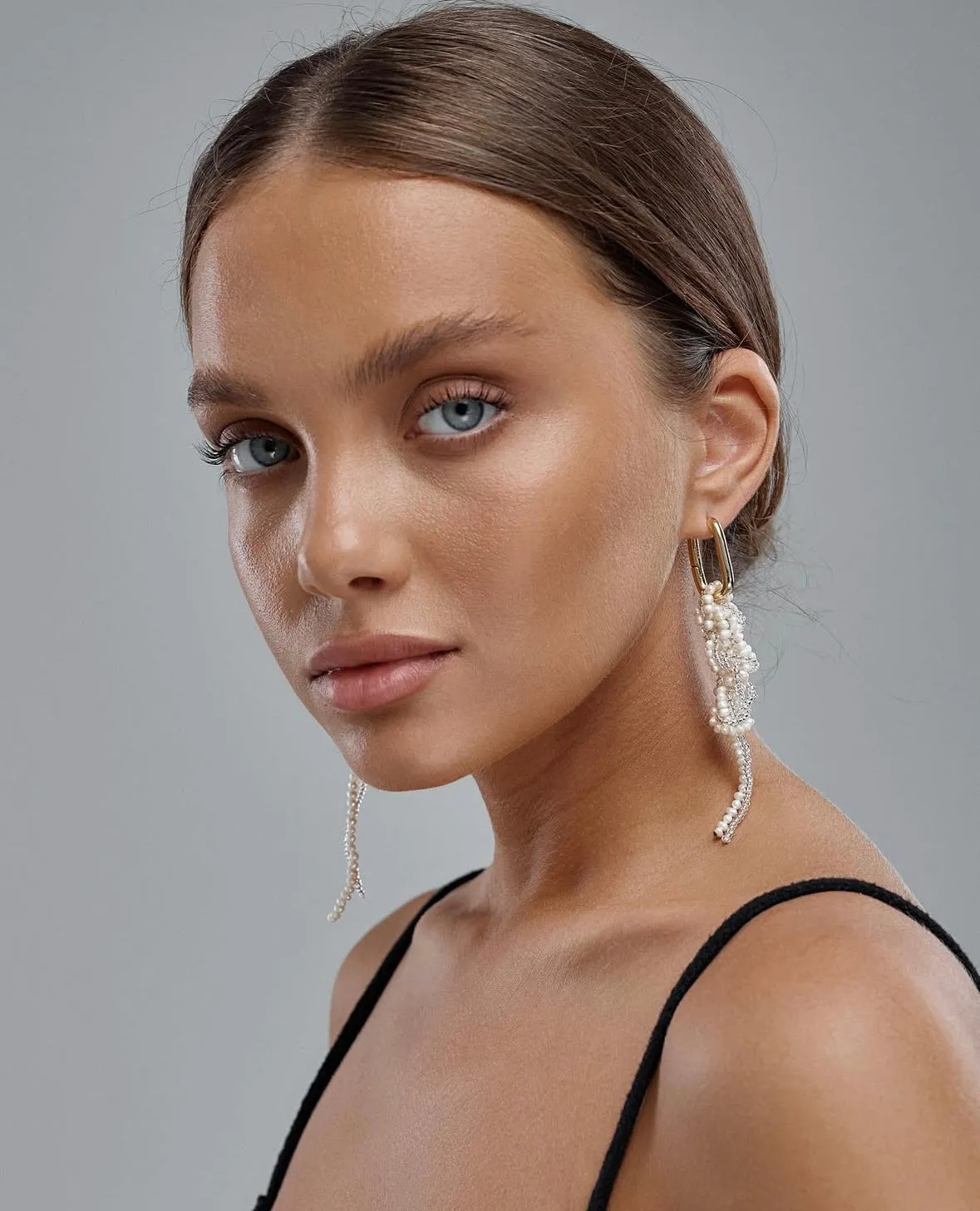 Freshwater Pearl Knot Earrings sold by Regina jewelry product image thumbnail 2