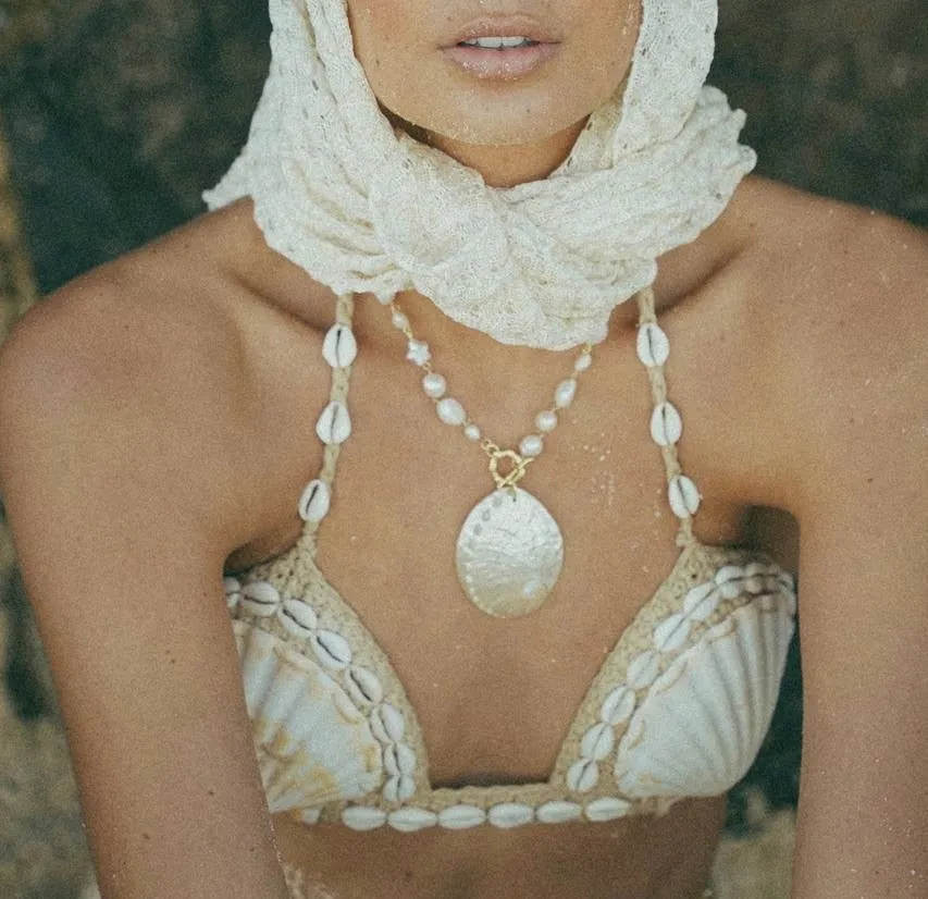 Ocean’s Secret Natural Shell Necklace sold by Regina jewelry product image thumbnail 2