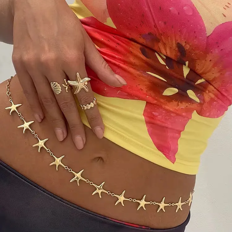 Starfish Waist Chain sold by Regina jewelry