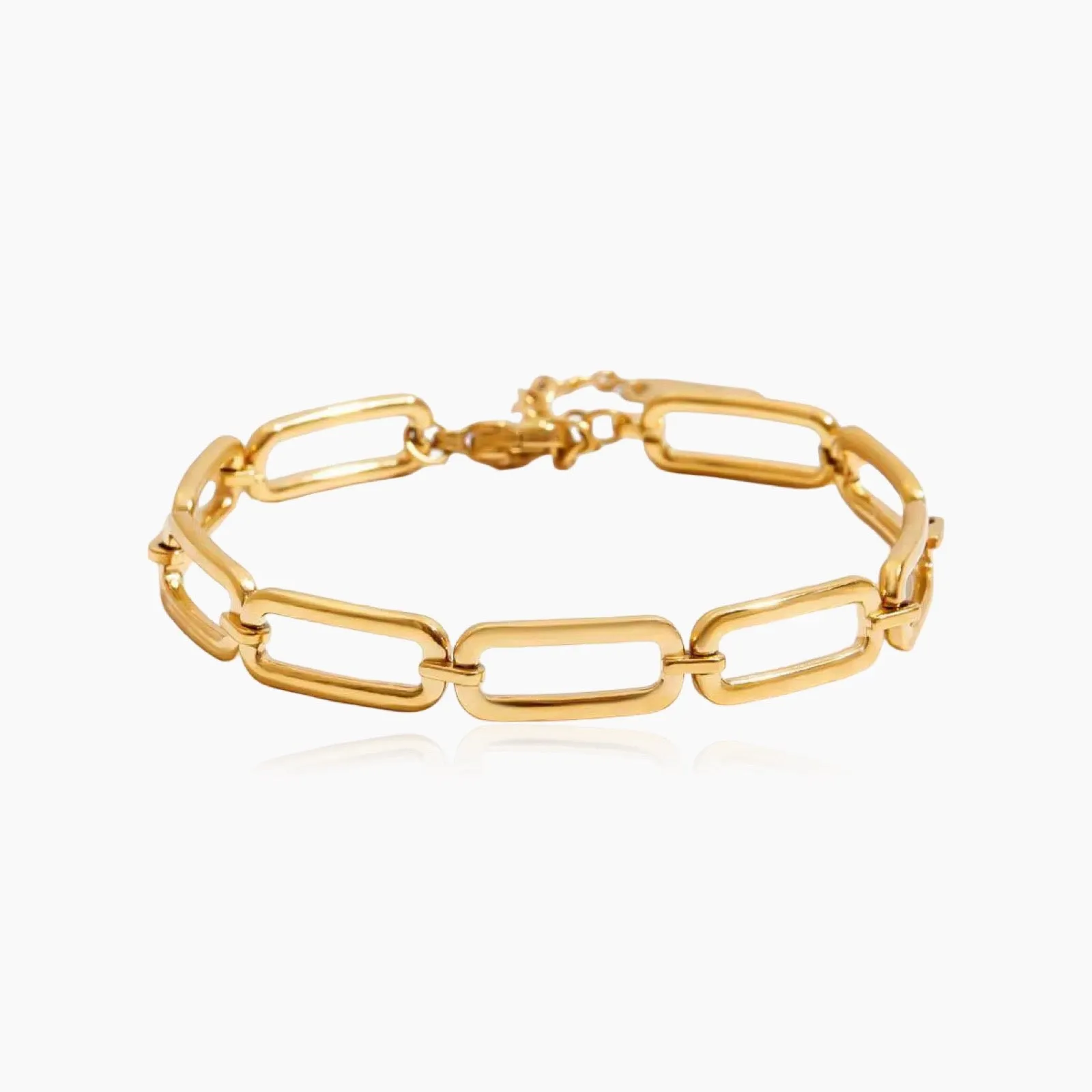 Chunky Paperclip Chain Bracelet sold by Regina jewelry