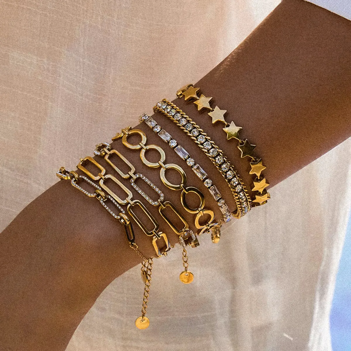 Elevated Paperclip Chain Bracelet sold by Regina jewelry product image thumbnail 2