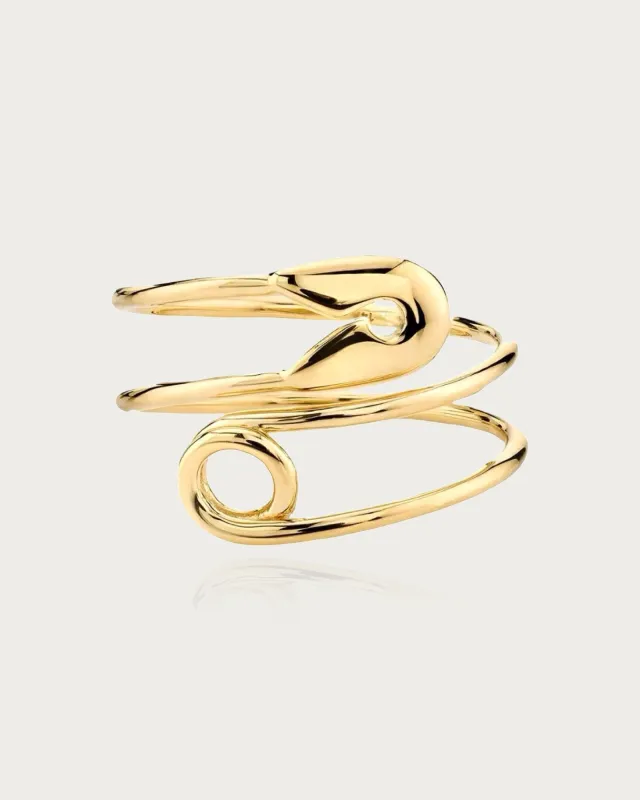 Safety Pin Ring sold by Regina jewelry