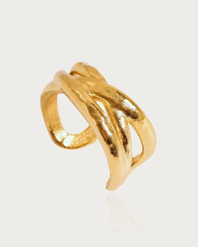 TEYA Textured Wrap Ring sold by Regina jewelry