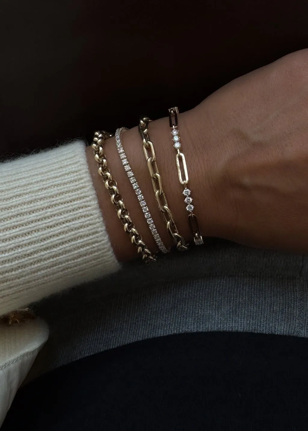 Triple Gemstone Bracelet sold by Regina jewelry product image thumbnail 2