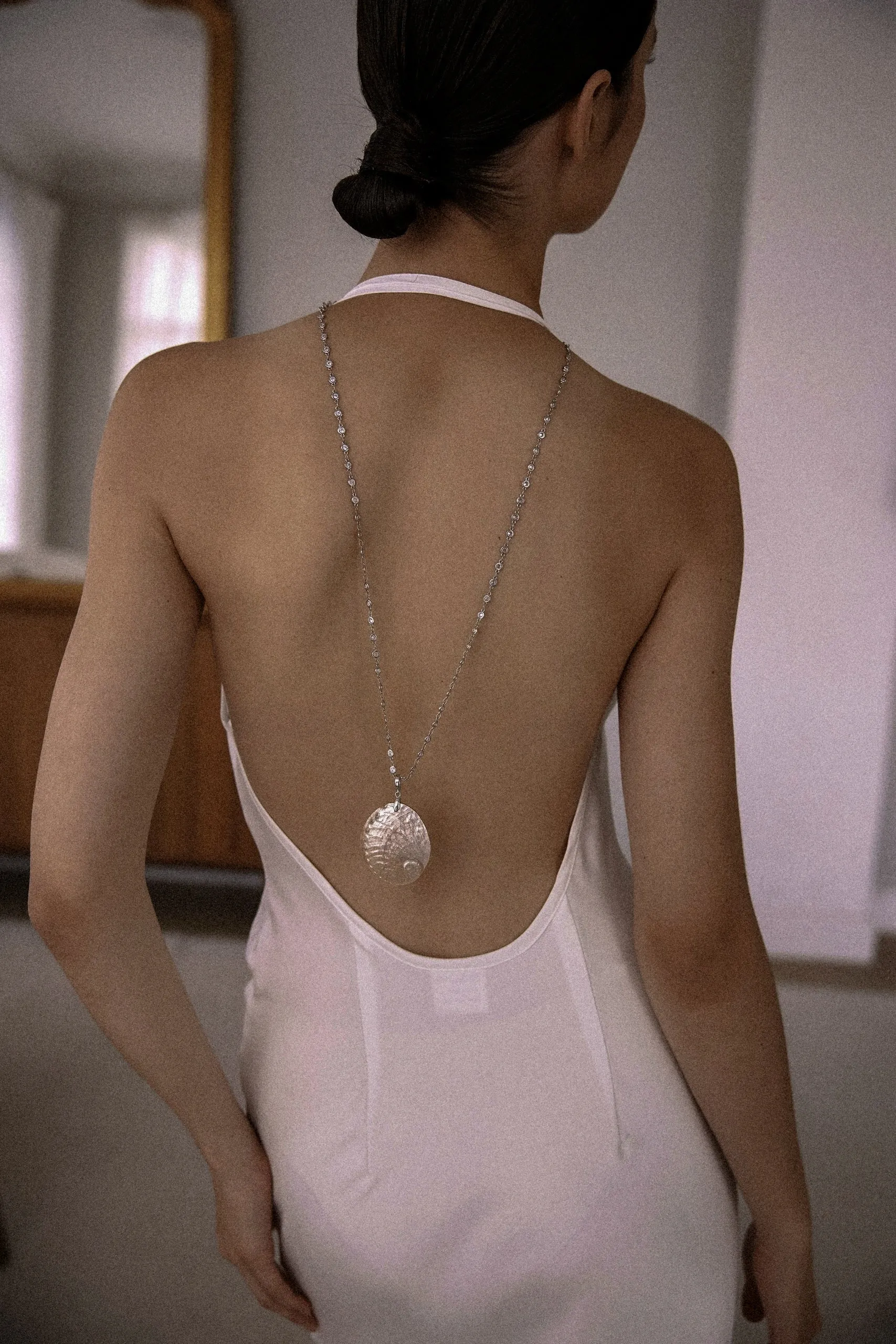 Ocean’s Secret Сrystals Shell Necklace sold by Regina jewelry product image thumbnail 4