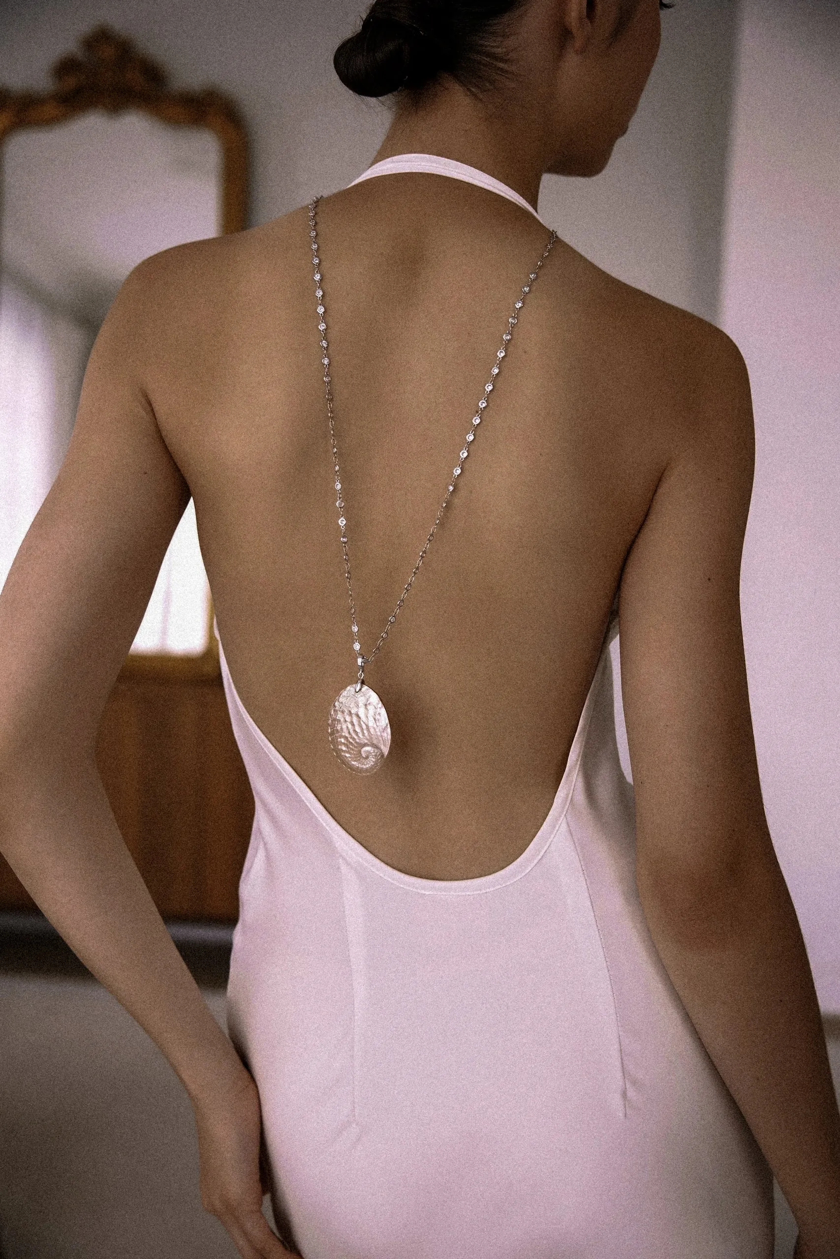 Ocean’s Secret Сrystals Shell Necklace sold by Regina jewelry product image thumbnail 2