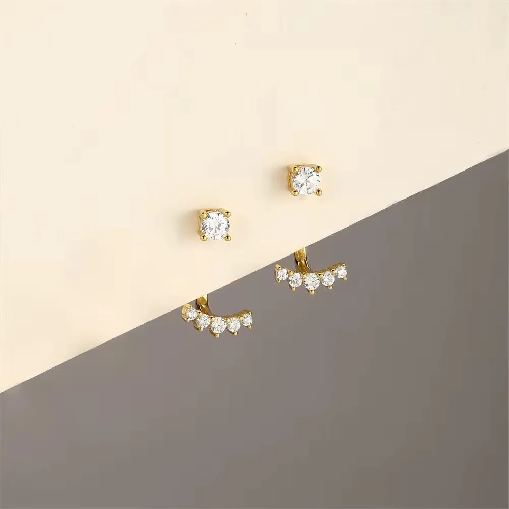 Crown Jacket Earrings Sterling Silver sold by Regina jewelry product image thumbnail 3