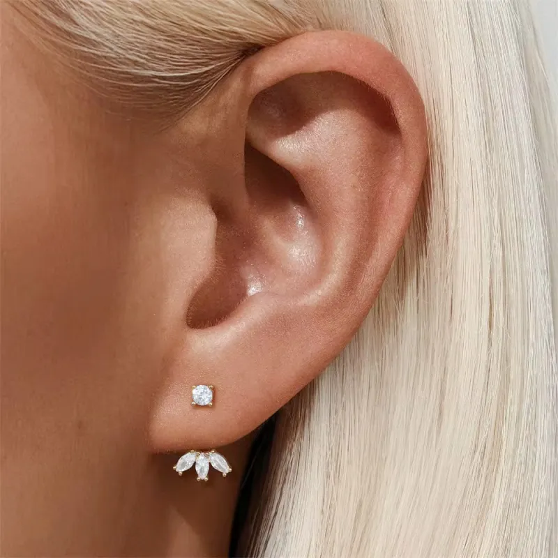 Trio Jacket Earrings Sterling Silver sold by Regina jewelry