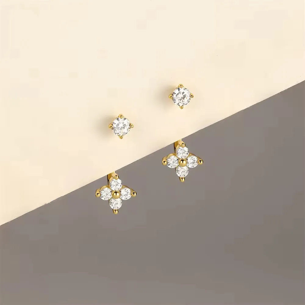 Clover Jacket Earrings Sterling Silver sold by Regina jewelry product image thumbnail 3