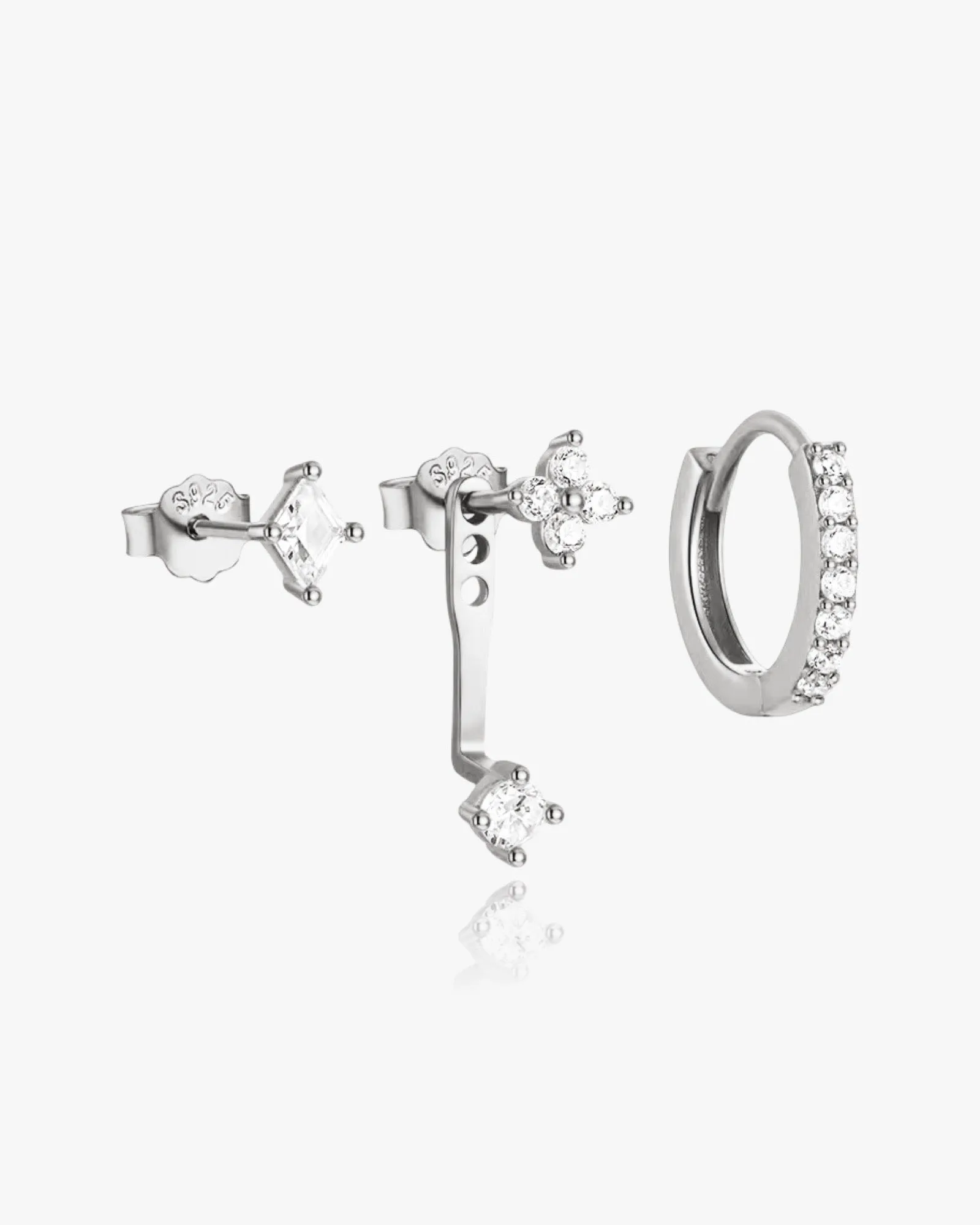 Jacket Earrings Set Sterling Silver sold by Regina jewelry product image thumbnail 3