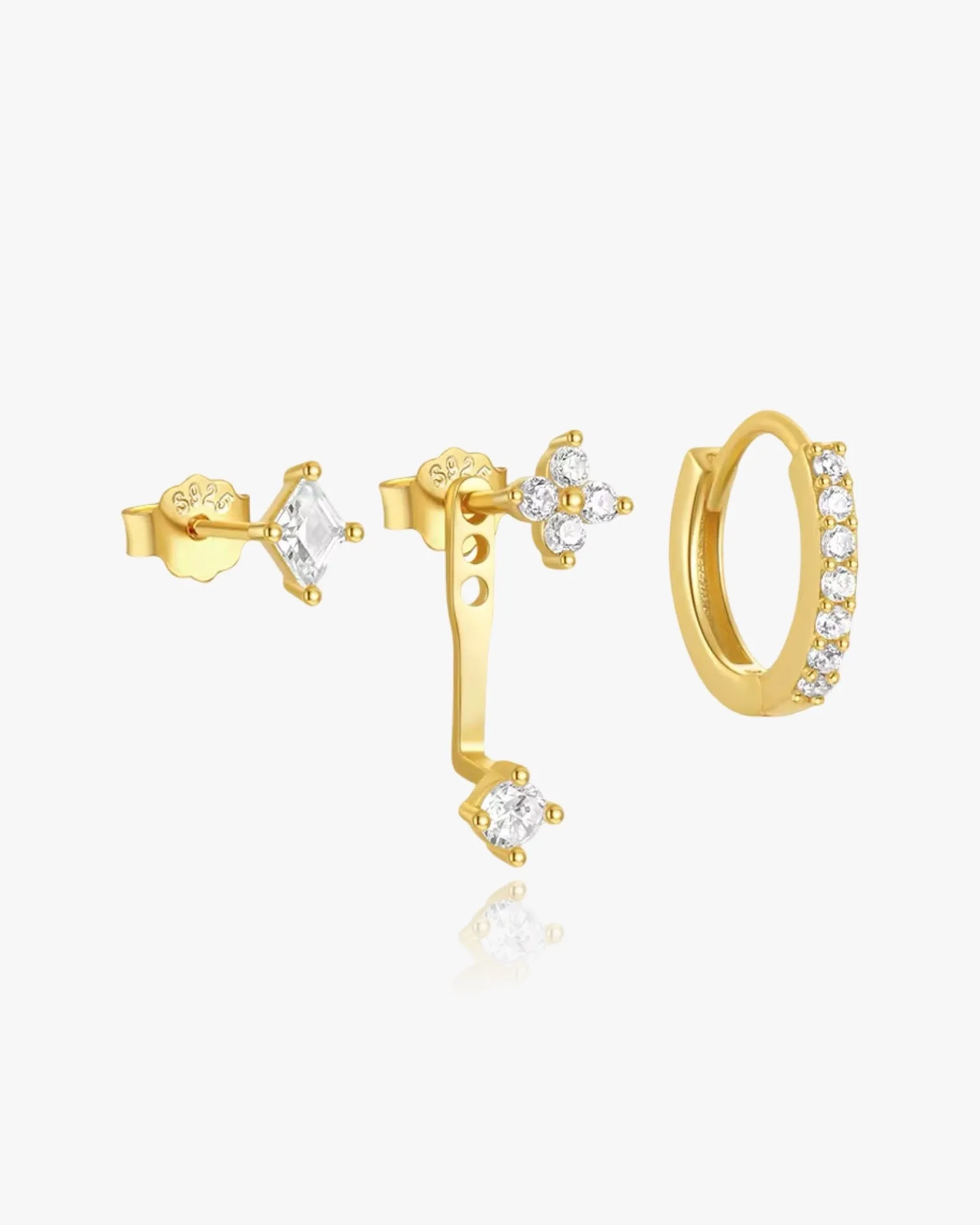 Jacket Earrings Set Sterling Silver sold by Regina jewelry product image thumbnail 2