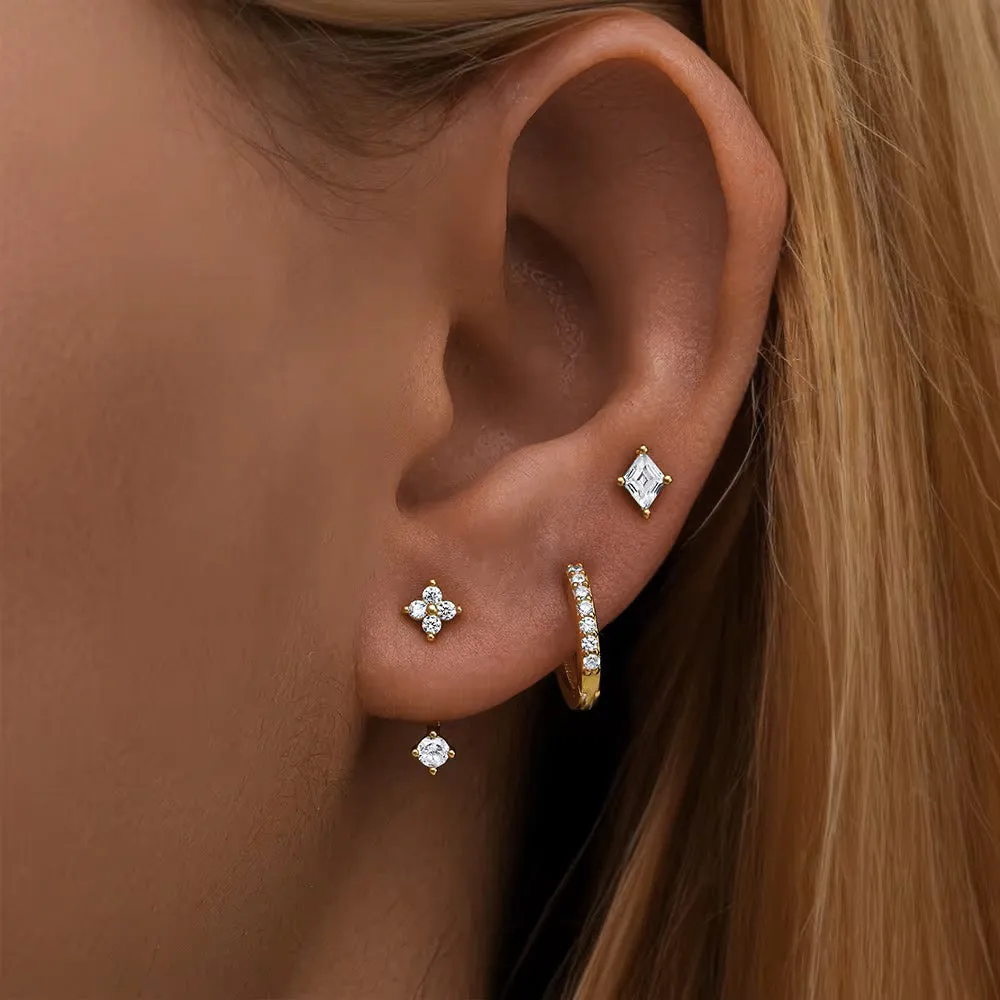 Jacket Earrings Set Sterling Silver sold by Regina jewelry