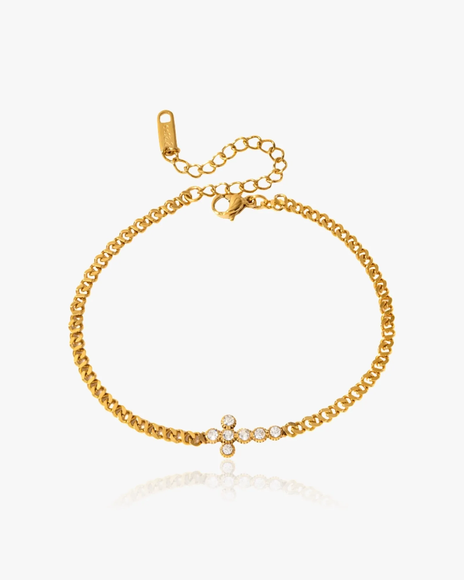 Crystal Cross Bracelet sold by Regina jewelry