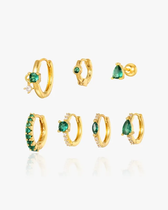 Emerald Embassy Earrings Set sold by Regina jewelry