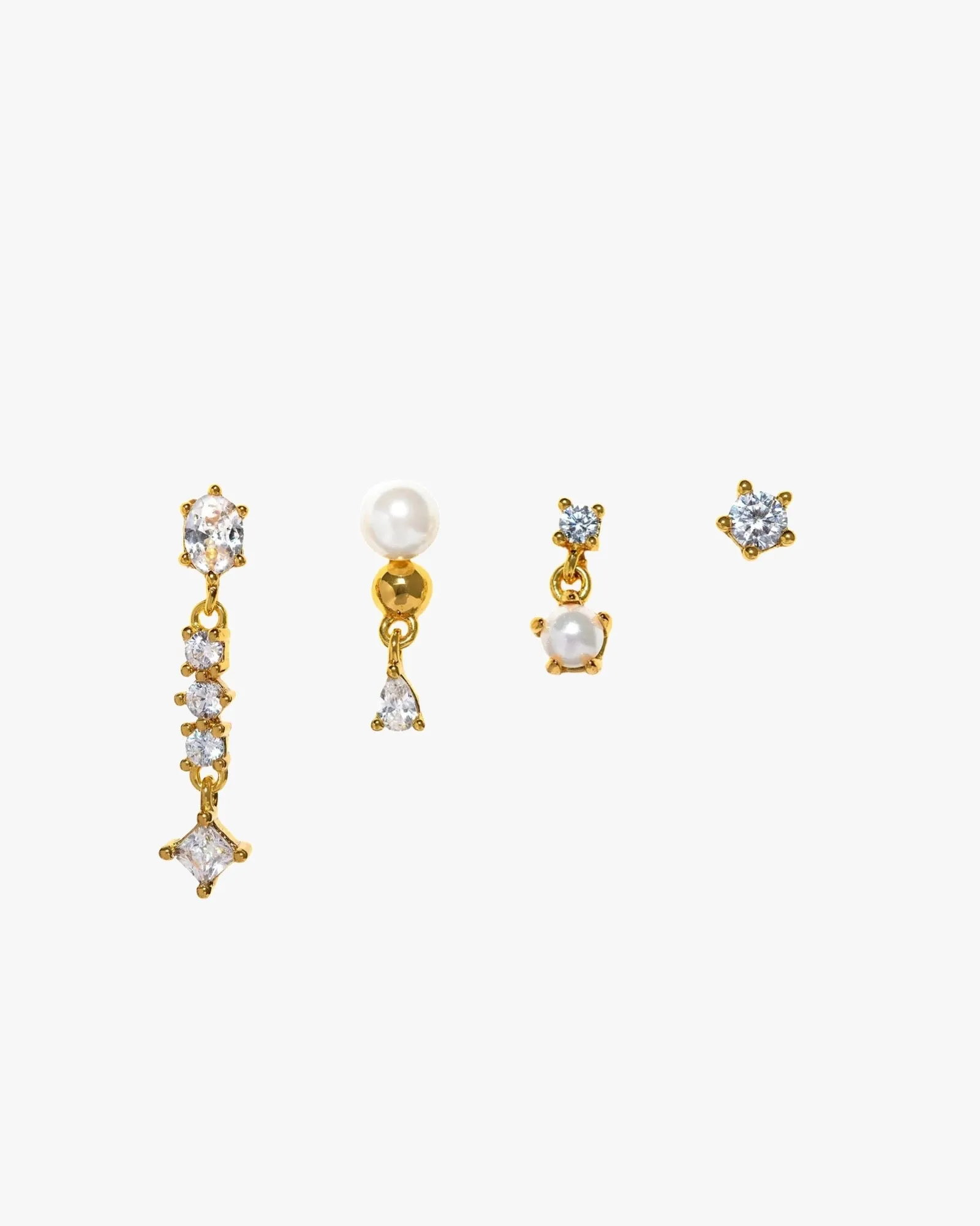 Diamonds And Pearls Earrings Set sold by Regina jewelry product image thumbnail 2