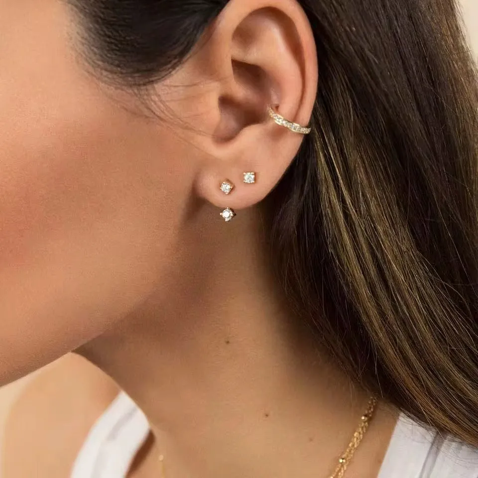 Sphere Cut Jacket Earrings Sterling Silver sold by Regina jewelry product image thumbnail 2